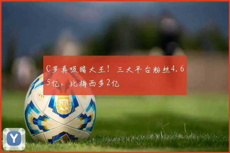 C罗真吸睛大王！三大平台粉丝4.65亿，比梅西多2亿